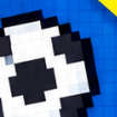 Bola em pixel art